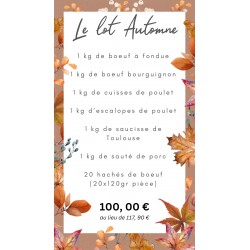 Le lot Automne